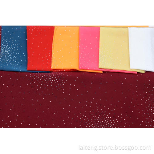 100% Polyester Chiffon With Drop Fabric
